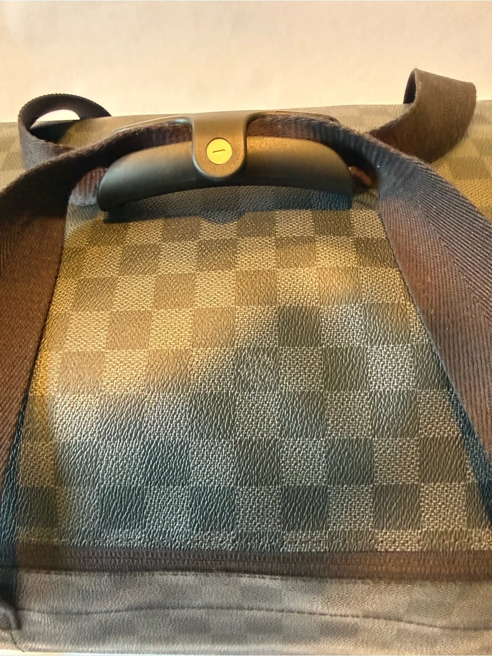 Louis Vuitton Damier Graphite Canvas Travel Duffel in Black